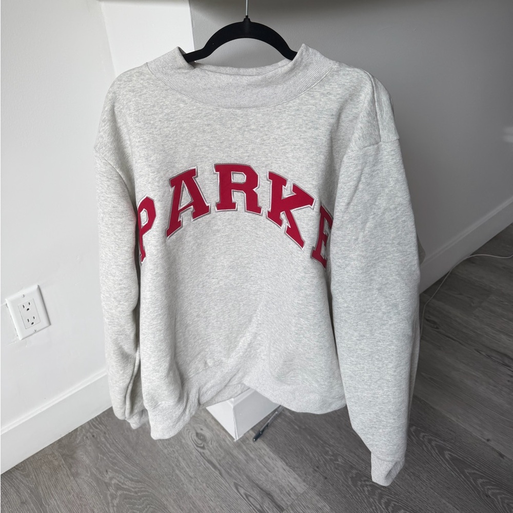 Parke Gray and Red Crew Neck Vanlentine’s Drop